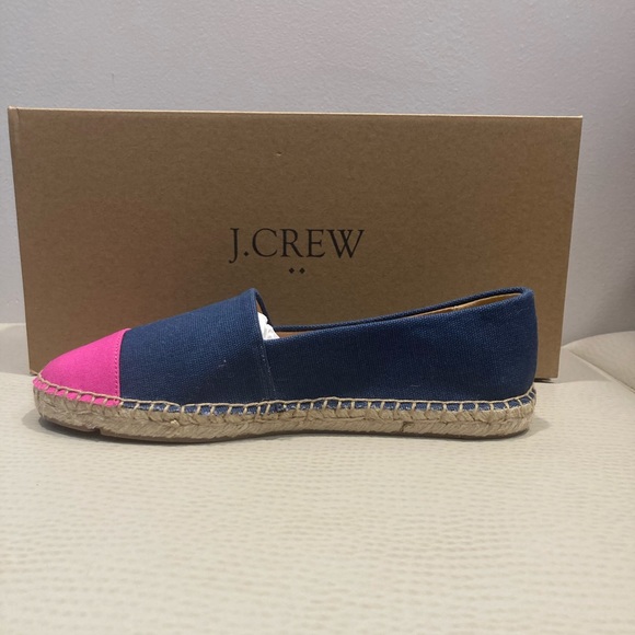 J.Crew Canvas Colorblock Cap-Toe Slip On - Picture 5 of 7
